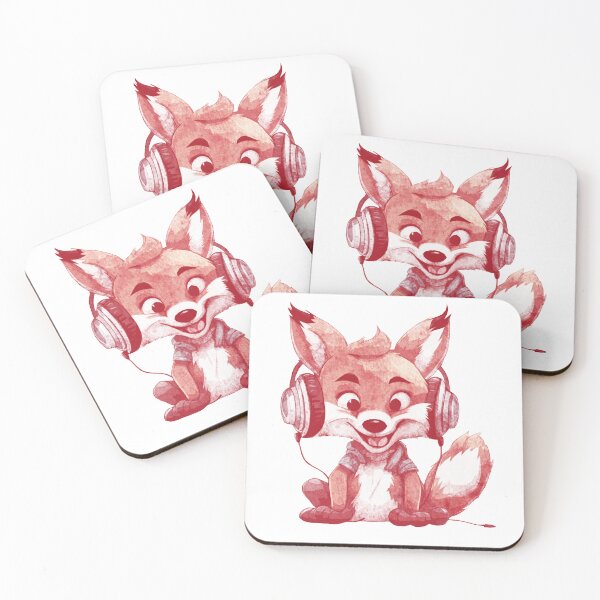 Item preview, Smiling Musical Fox designed and sold by kinpirks.