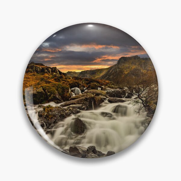 Item preview, Snowdonia Rapids Sunset designed and sold by AJEvans.