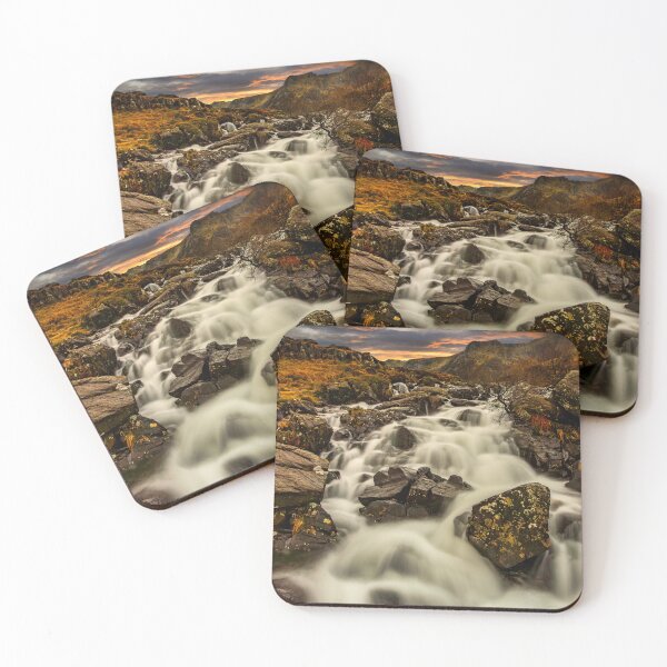 Item preview, Snowdonia Rapids Sunset designed and sold by AJEvans.