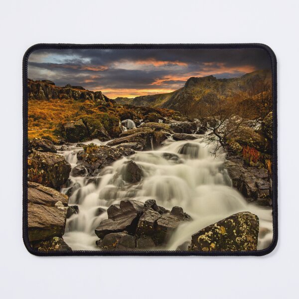 Item preview, Snowdonia Rapids Sunset designed and sold by AJEvans.