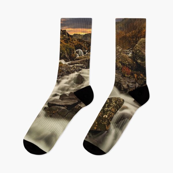 Item preview, Snowdonia Rapids Sunset designed and sold by AJEvans.