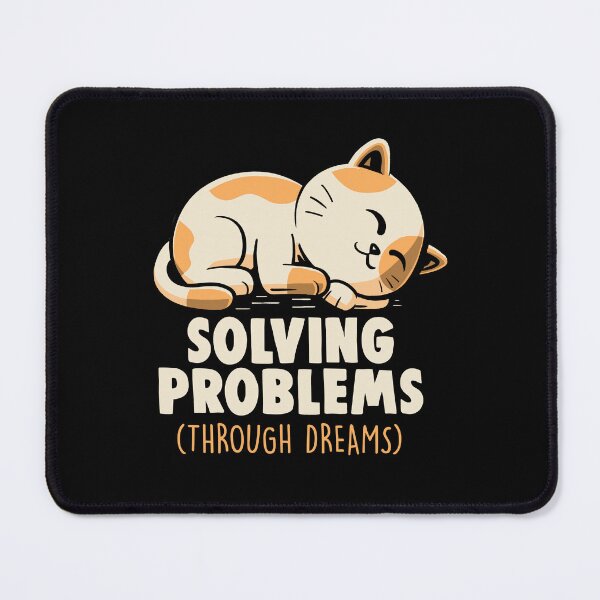Item preview, Solving Problems Through Dreams - Funny Cute Lazy Sleeping Cat Gift designed and sold by koalateess.