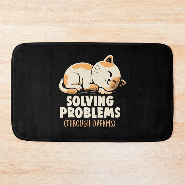 Item preview, Solving Problems Through Dreams - Funny Cute Lazy Sleeping Cat Gift designed and sold by koalateess.