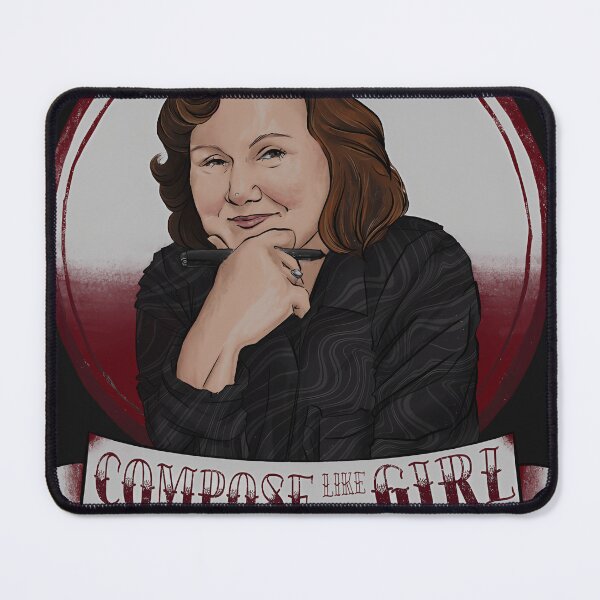 Item preview, Compose Like A Girl - Julie Giroux designed and sold by ChristiPatten.