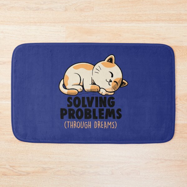 Item preview, Solving Problems Through Dreams - Funny Cute Lazy Sleeping Cat Gift designed and sold by koalateess.