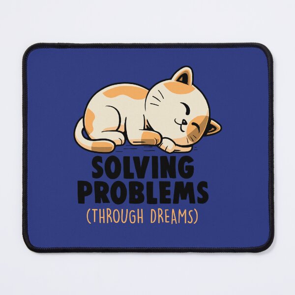 Item preview, Solving Problems Through Dreams - Funny Cute Lazy Sleeping Cat Gift designed and sold by koalateess.