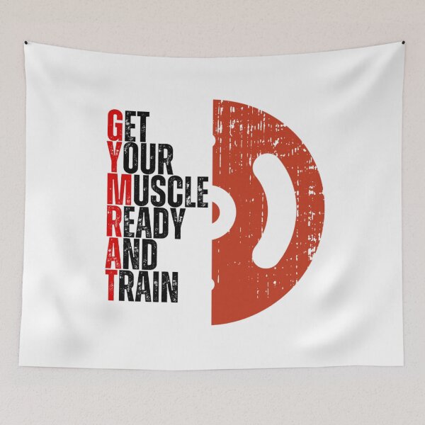 Item preview, GYMRAT Get Your Muscle Ready And Train  designed and sold by OB Print.