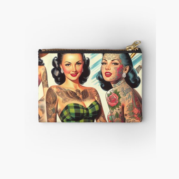 Item preview, Vintage Tattooed Pin-up designed and sold by PulpVintage.