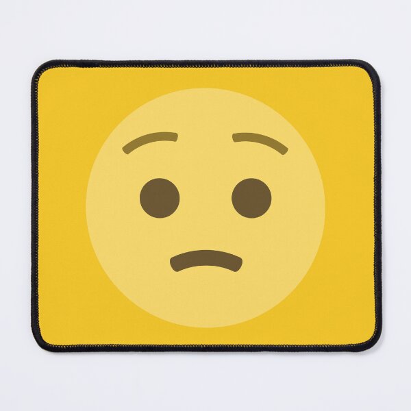 Item preview, Slightly Frowning Face Emoji designed and sold by patternsbyposh.
