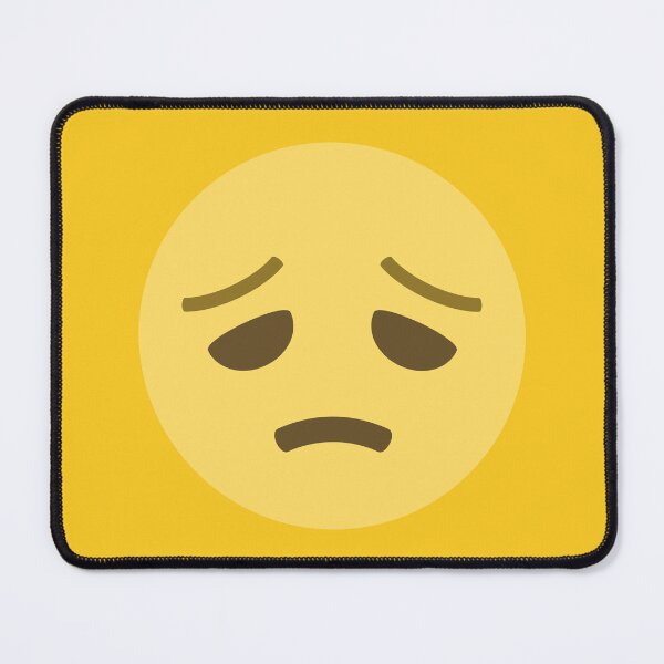 Item preview, Worried Frowning Face Emoji designed and sold by patternsbyposh.