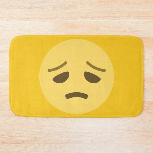Item preview, Worried Frowning Face Emoji designed and sold by patternsbyposh.