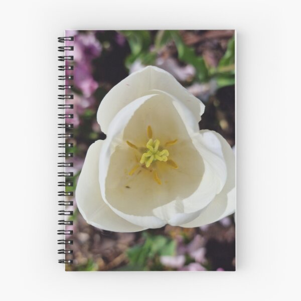 Item preview, White Tulip Flower with Petals, Pistils, Stamens designed and sold by Gaboro.