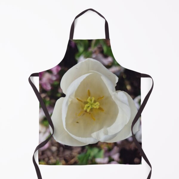Item preview, White Tulip Flower with Petals, Pistils, Stamens designed and sold by Gaboro.