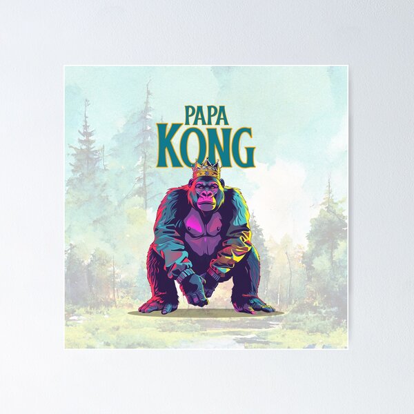 Item preview, Papa Kong Brave Father designed and sold by 3nityoneart.