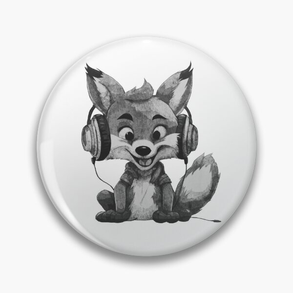 Item preview, Smiling Musical Fox designed and sold by kinpirks.