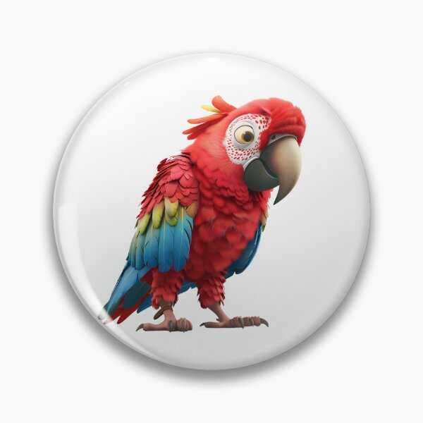 Item preview, 3D Cartoon Parrot, Logo, Sticker, Wall arts, Art Prints and More designed and sold by Kevin Lou.