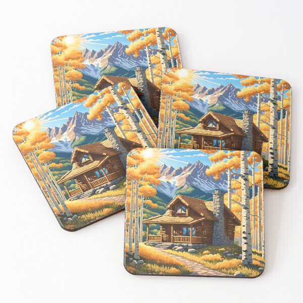 Item preview, Birch Tree Cabin designed and sold by VeiledVision.