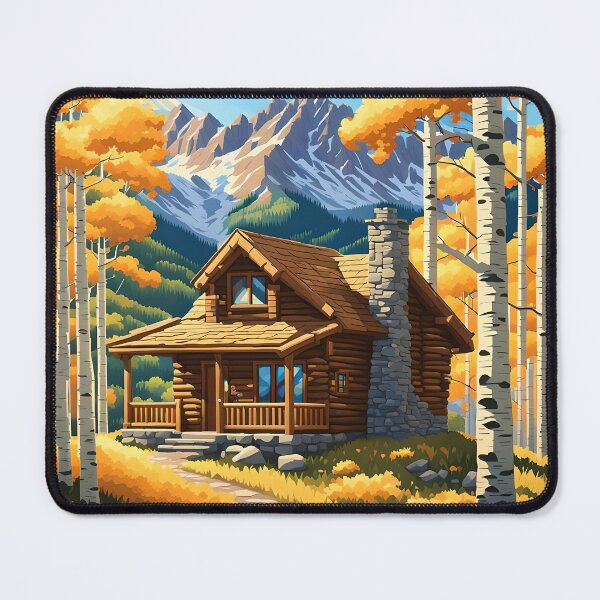 Item preview, Birch Tree Cabin designed and sold by VeiledVision.