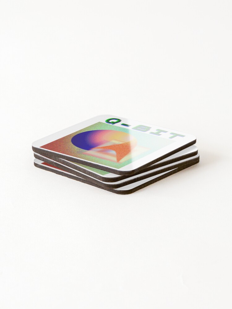 Thumbnail 4 of 5, Coasters (Set of 4), Q-Bit Quantum Computing Computer designed and sold by ColorByBlank.