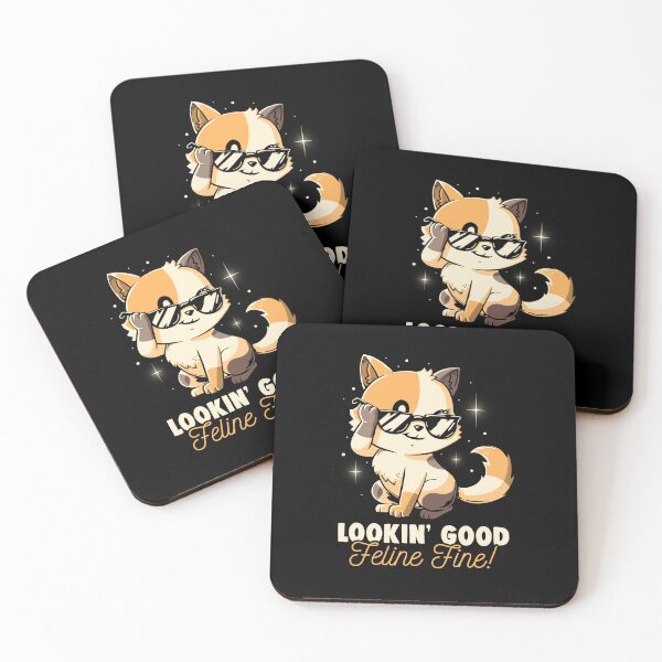 Item preview, Feline Fine - Funny Cute Cat Sarcasm Gift designed and sold by koalateess.