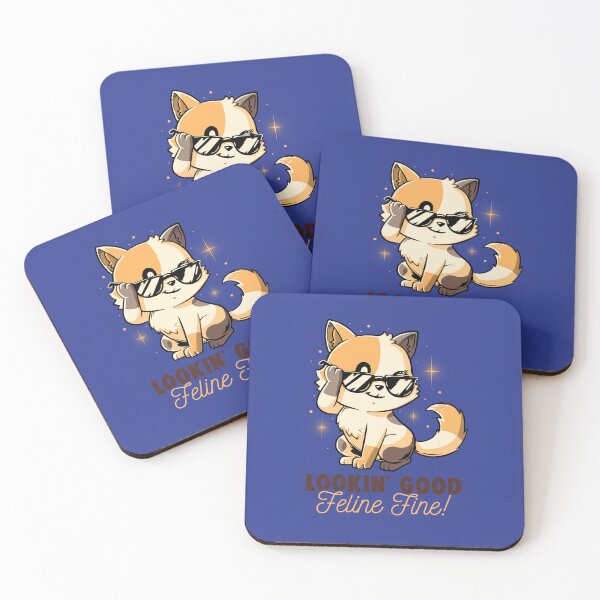 Item preview, Feline Fine - Funny Cute Cat Sarcasm Gift designed and sold by koalateess.