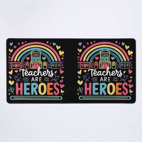 Item preview, Teachers Are Heroes designed and sold by PeelZinc.
