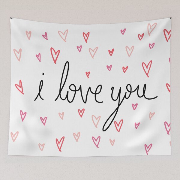 Item preview, I love you heart design designed and sold by OffToTheTheatre.