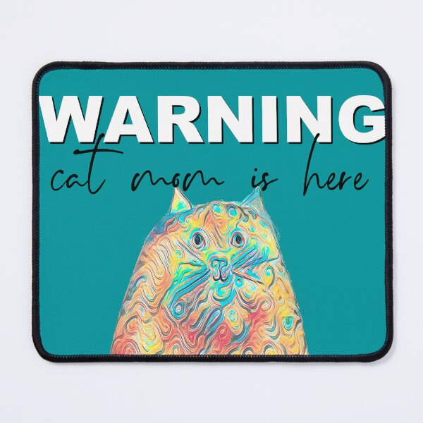 Item preview, Cat Mom Is Here Colorful Cat Art designed and sold by art64.
