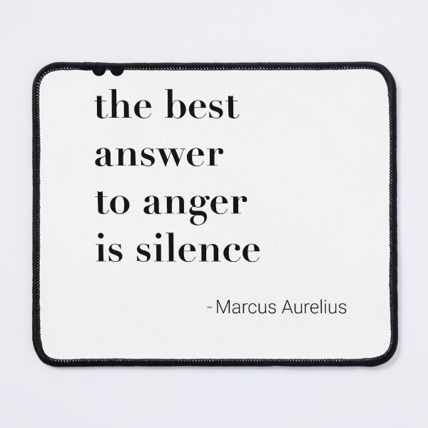 Item preview, Silence Stoic Quote Wallpaper Marcus Aurelius Motivational Inspirational Modern Wall Art Home Decor Minimalist Clear designed and sold by Lichtbildfang.