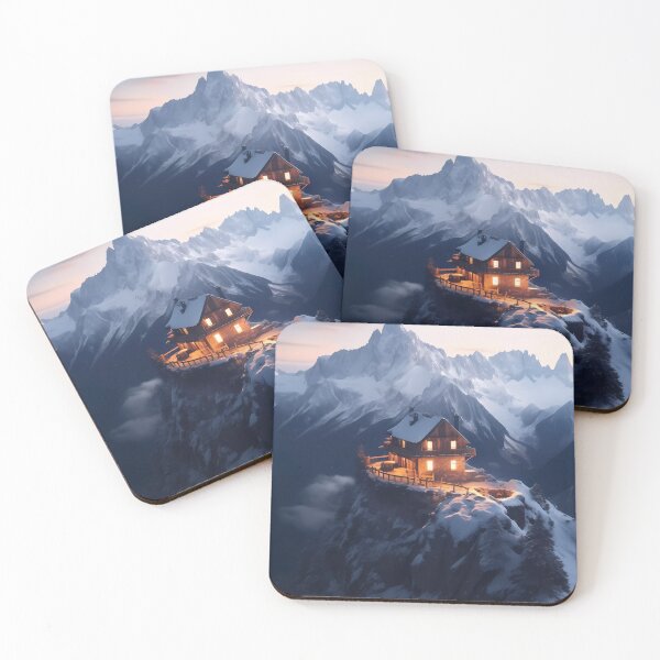 Item preview, Snow mountain cabin designed and sold by gmerkys.