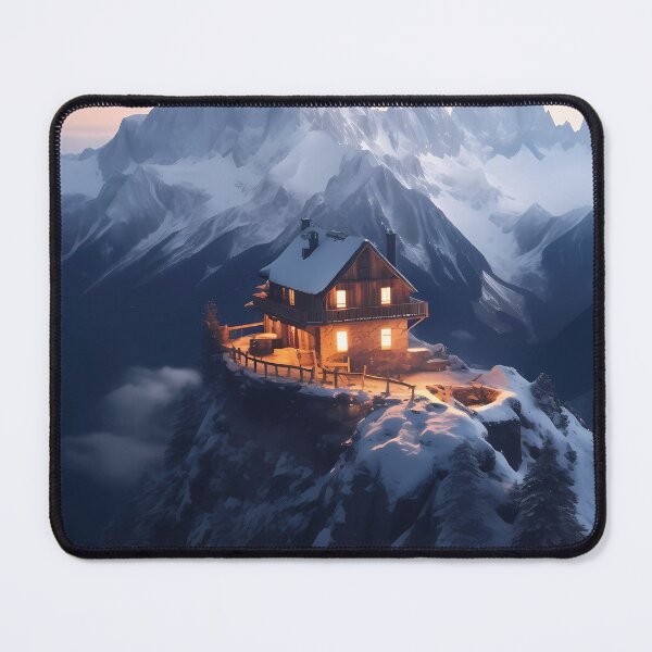 Item preview, Snow mountain cabin designed and sold by gmerkys.