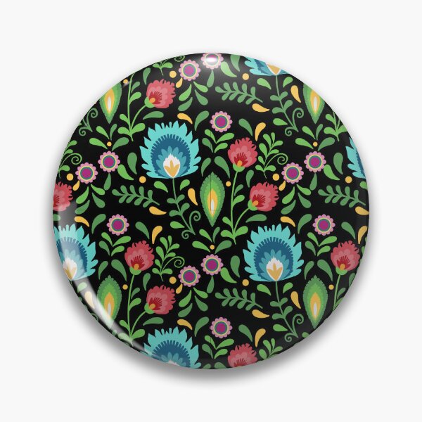 Item preview, Folklore floral pattern designed and sold by AngeMNunez.
