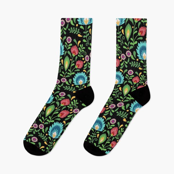 Item preview, Folklore floral pattern designed and sold by AngeMNunez.