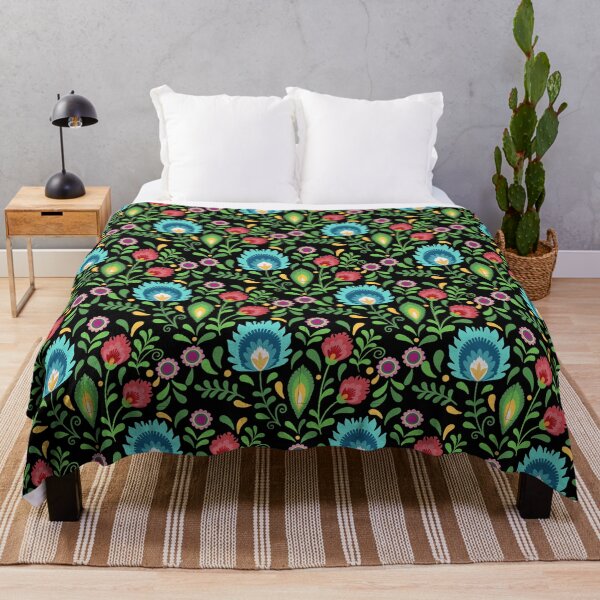 Item preview, Folklore floral pattern designed and sold by AngeMNunez.