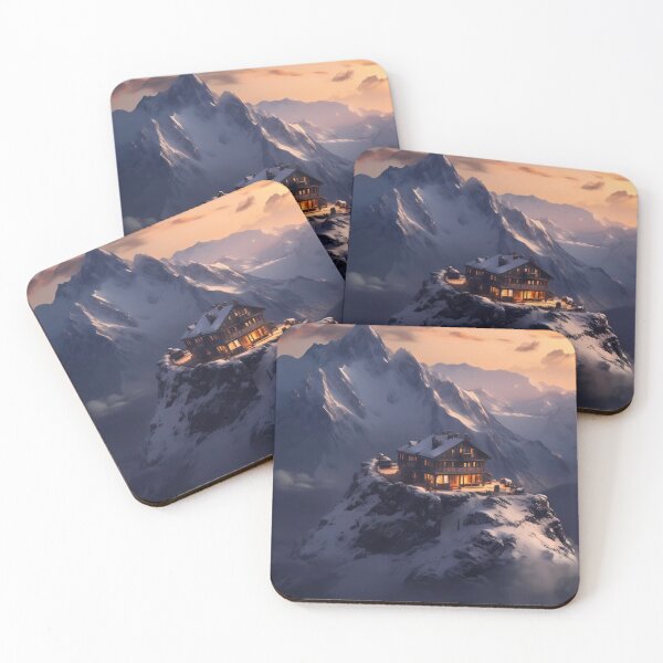 Item preview, Snow mountain cabin designed and sold by gmerkys.