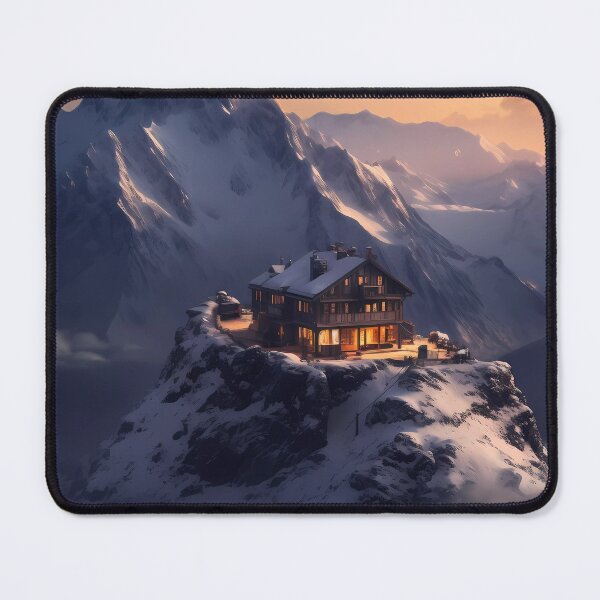 Item preview, Snow mountain cabin designed and sold by gmerkys.