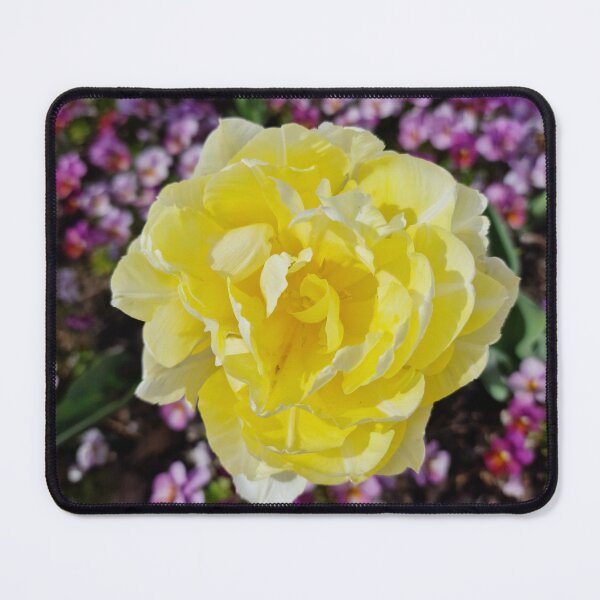 Item preview, Yellow Tulip Flower with Viola Tricolor around designed and sold by Gaboro.