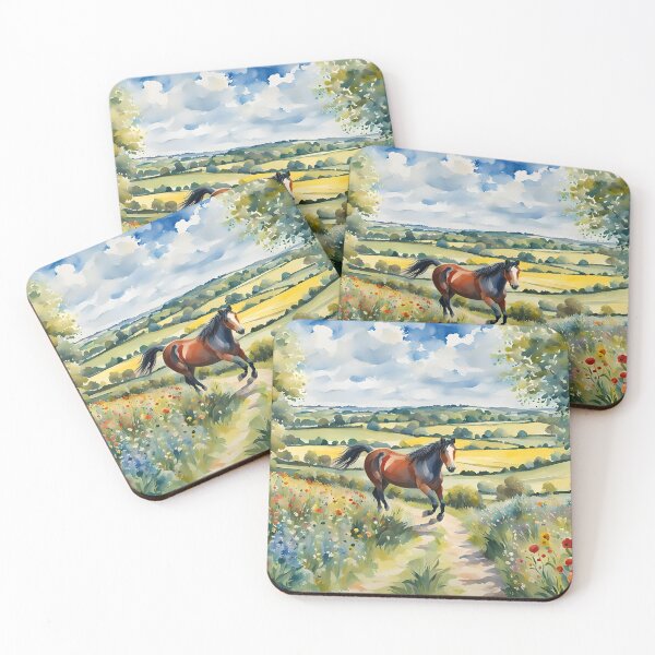 Item preview, Bay Beauty - A Pony, Wild & Free! designed and sold by Country-Artist.