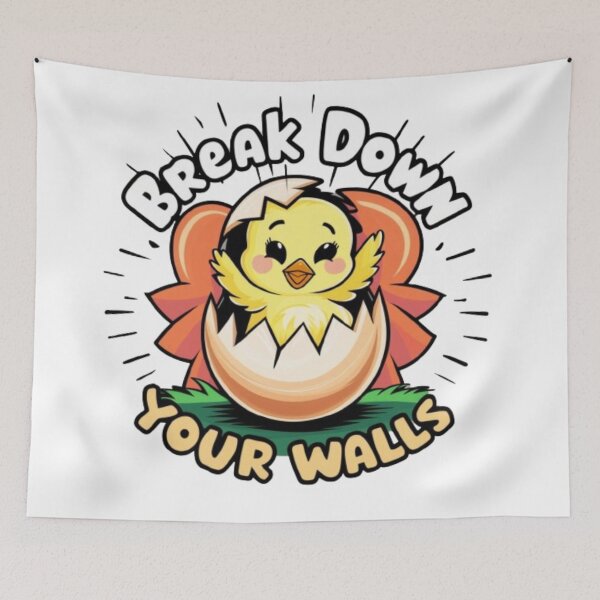 Item preview, Break down your walls designed and sold by catcraftss.