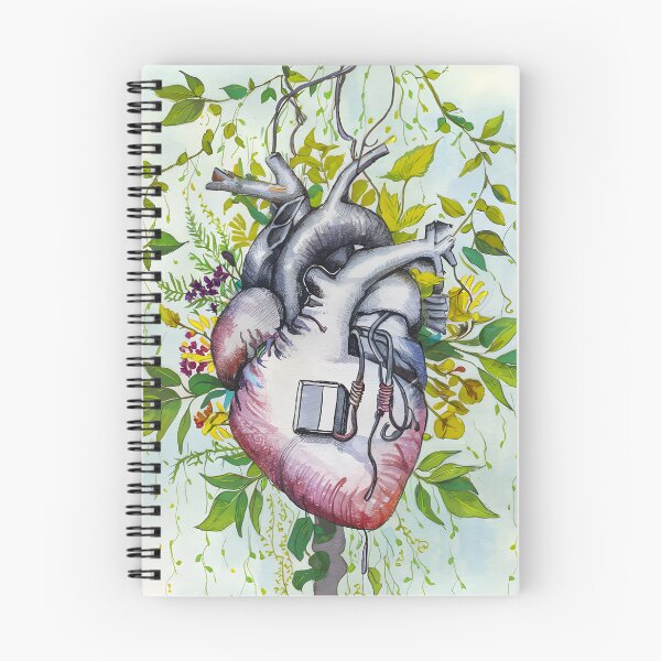 Item preview, Botanical Beat: Watercolor Heart with Life-saving Touch designed and sold by EmeraldeaArt.