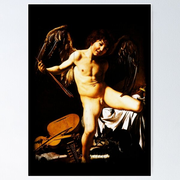 Item preview,  "Amor Vincit Omnia: Replica of Caravaggio" designed and sold by ConstruArt.