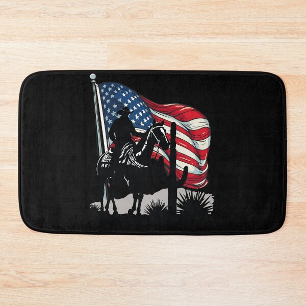 Item preview, Patriotic Cowboy on Horse designed and sold by BudBrown.