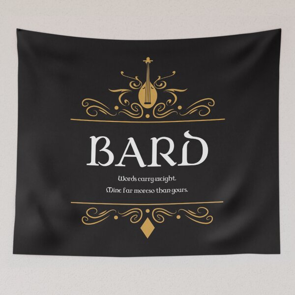 Item preview, Rpg Bards Bard Dungeons Crawler And Dragons Slayer designed and sold by CamillDurgan.