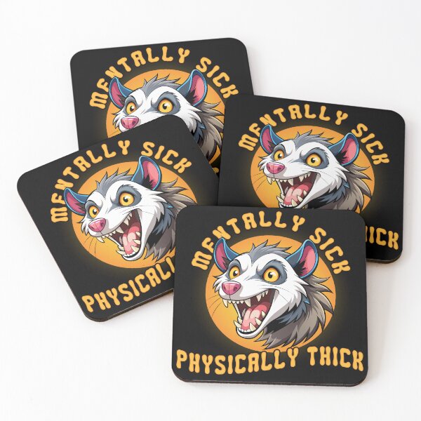 Item preview, Mentally sick, physically thick  designed and sold by onemoremask.