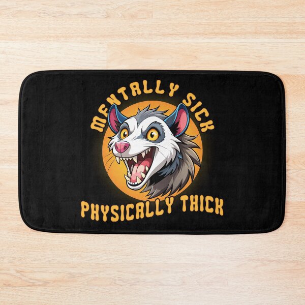 Item preview, Mentally sick, physically thick  designed and sold by onemoremask.