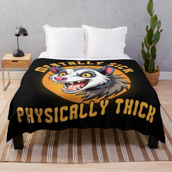 Item preview, Mentally sick, physically thick  designed and sold by onemoremask.