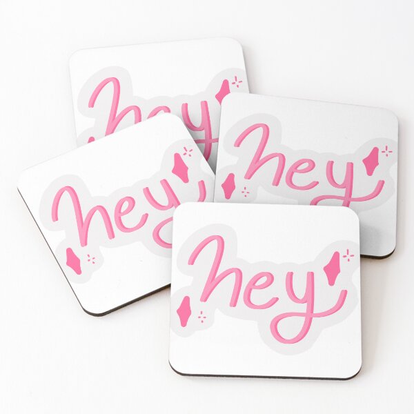 Item preview, hey lettering pink designed and sold by rocketgurl3000.