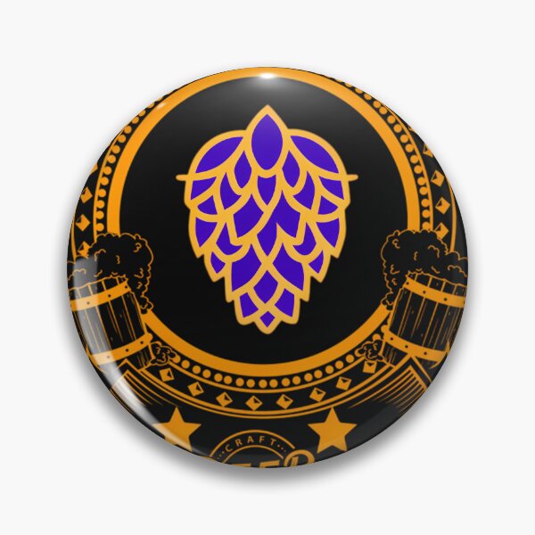 Item preview, Beer Logo Orange And Purple Colour Hops designed and sold by FelipaCassin.