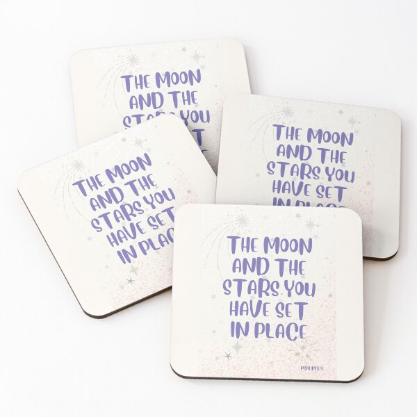 Item preview, Psalm 8:3 - The moon and starts you have set in place designed and sold by theprintplaceuk.