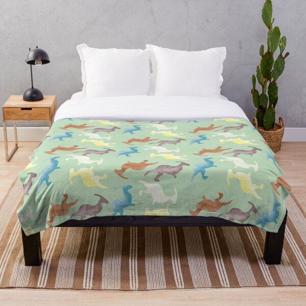 Item preview, Parasaurolophus Dinosaur Pattern (Green) designed and sold by BLAAAAASK.